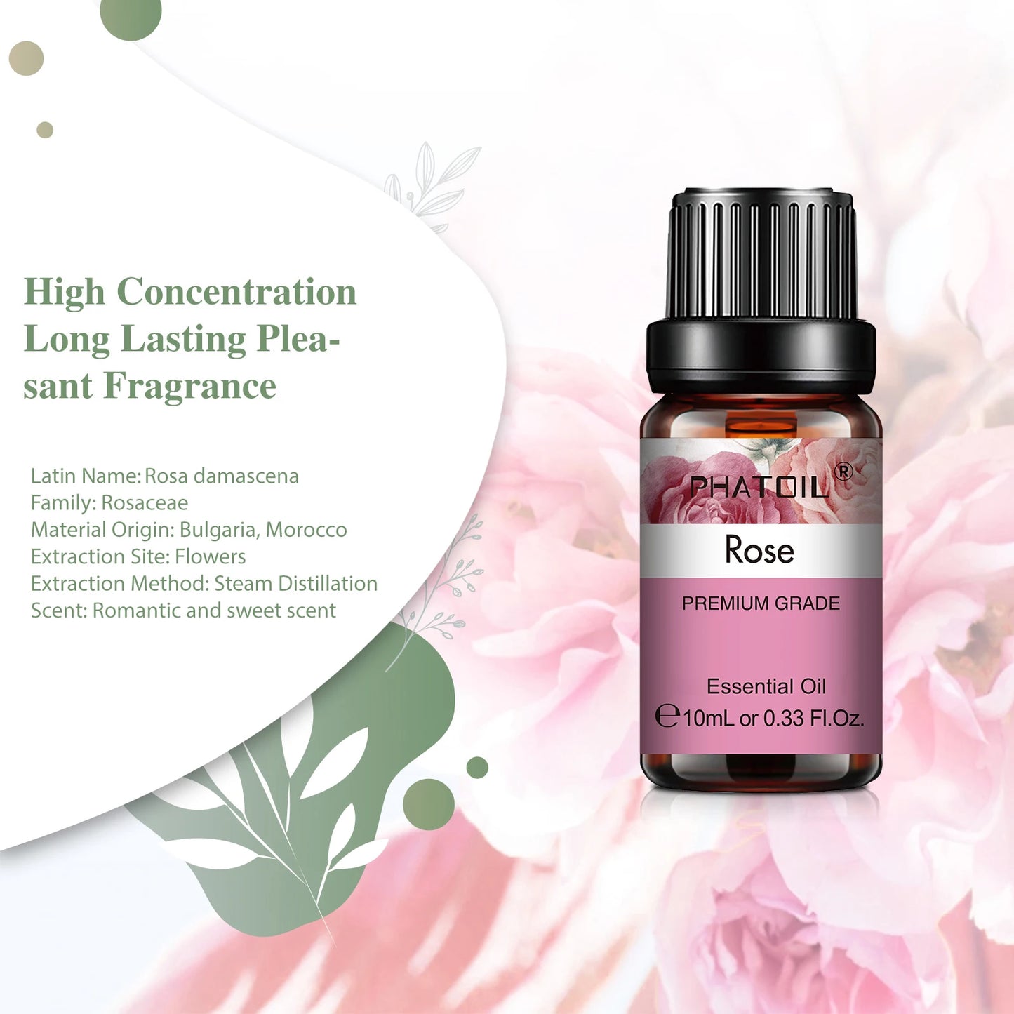 More beautiful( Natural Plant Essential Oil 10ml Eucalyptus Lavender Bergamot Vanilla Peppermint 1PCS Aroma Essential Oils For Diffuser)