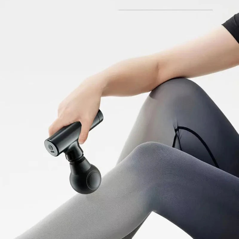 Velisse ( Massage Screen 6 Heads Gun Muscle Massager Portable Electric Fascia Gun for Neck Foot Body Fascia Gun)