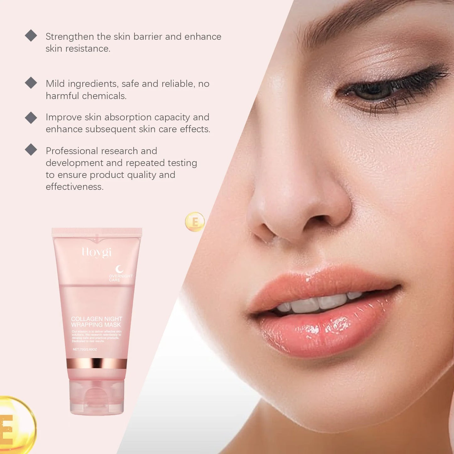 Collagen for a full and lines _free face