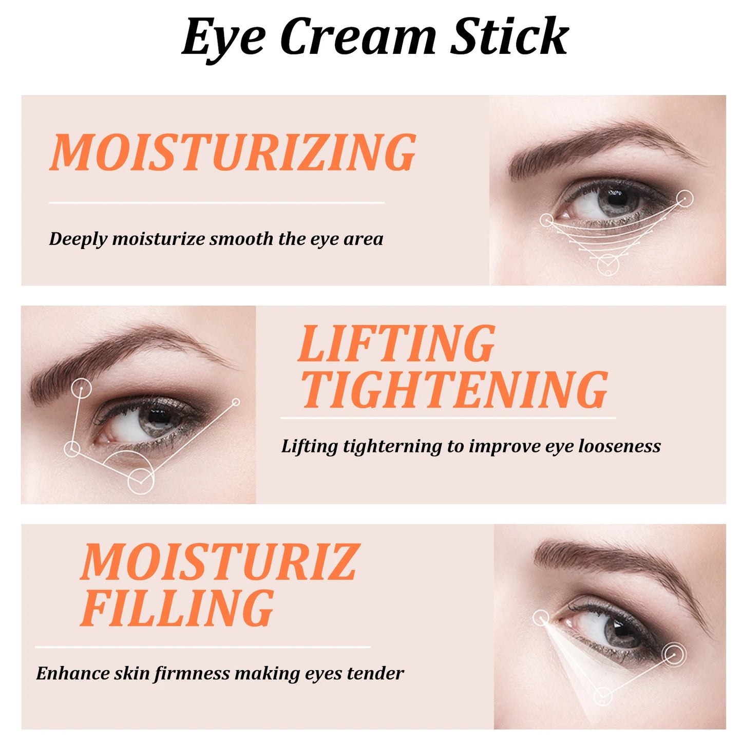 Jobana ( Eye Cream Stick Lightening Dark Circles Collagen)