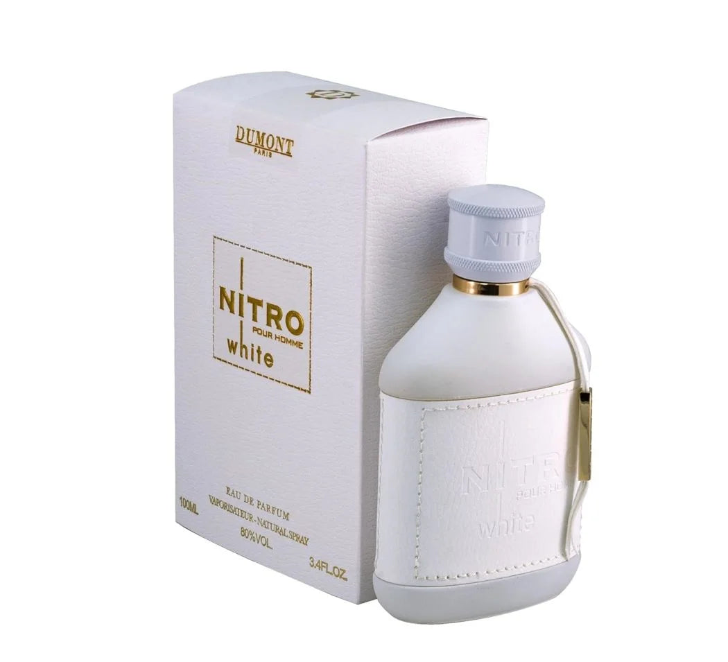 Dumont Nitro Men's Perfume 3.4oz / 100ml - Long-Lasting Fresh Citrus, Fruity Woody Floral Scent with Masculine Fragrance