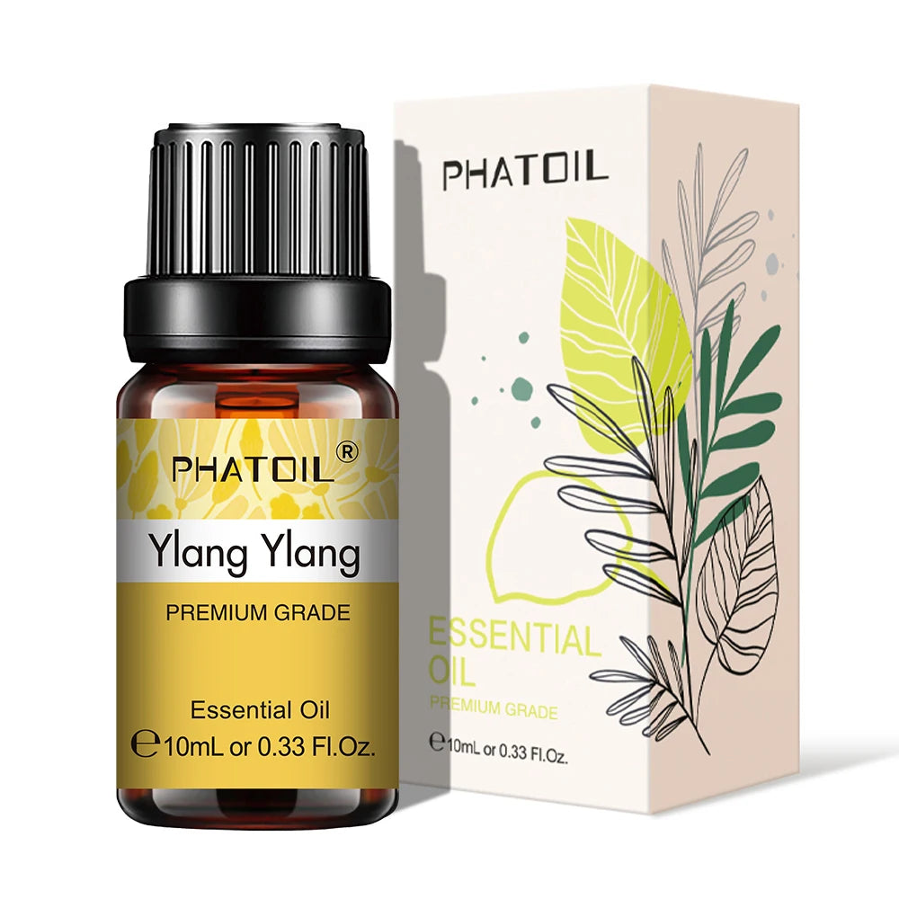 More beautiful( Natural Plant Essential Oil 10ml Eucalyptus Lavender Bergamot Vanilla Peppermint 1PCS Aroma Essential Oils For Diffuser)