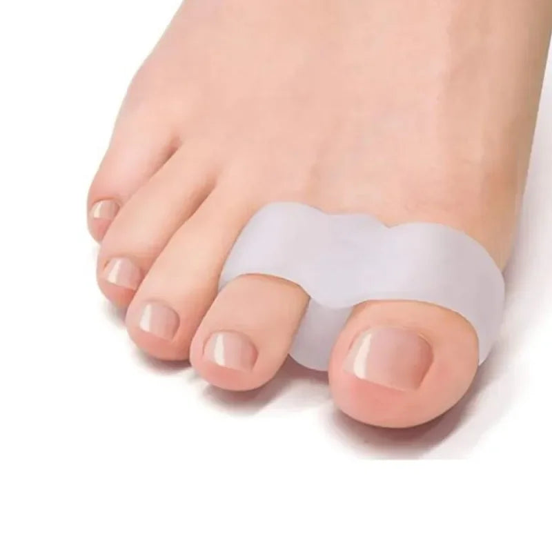 2Pcs Silicone Gel Thumb Corrector Bunion Foot Toe Hallux Valgus Protector Separator Finger Straightener Adjuster Foot Care Tool