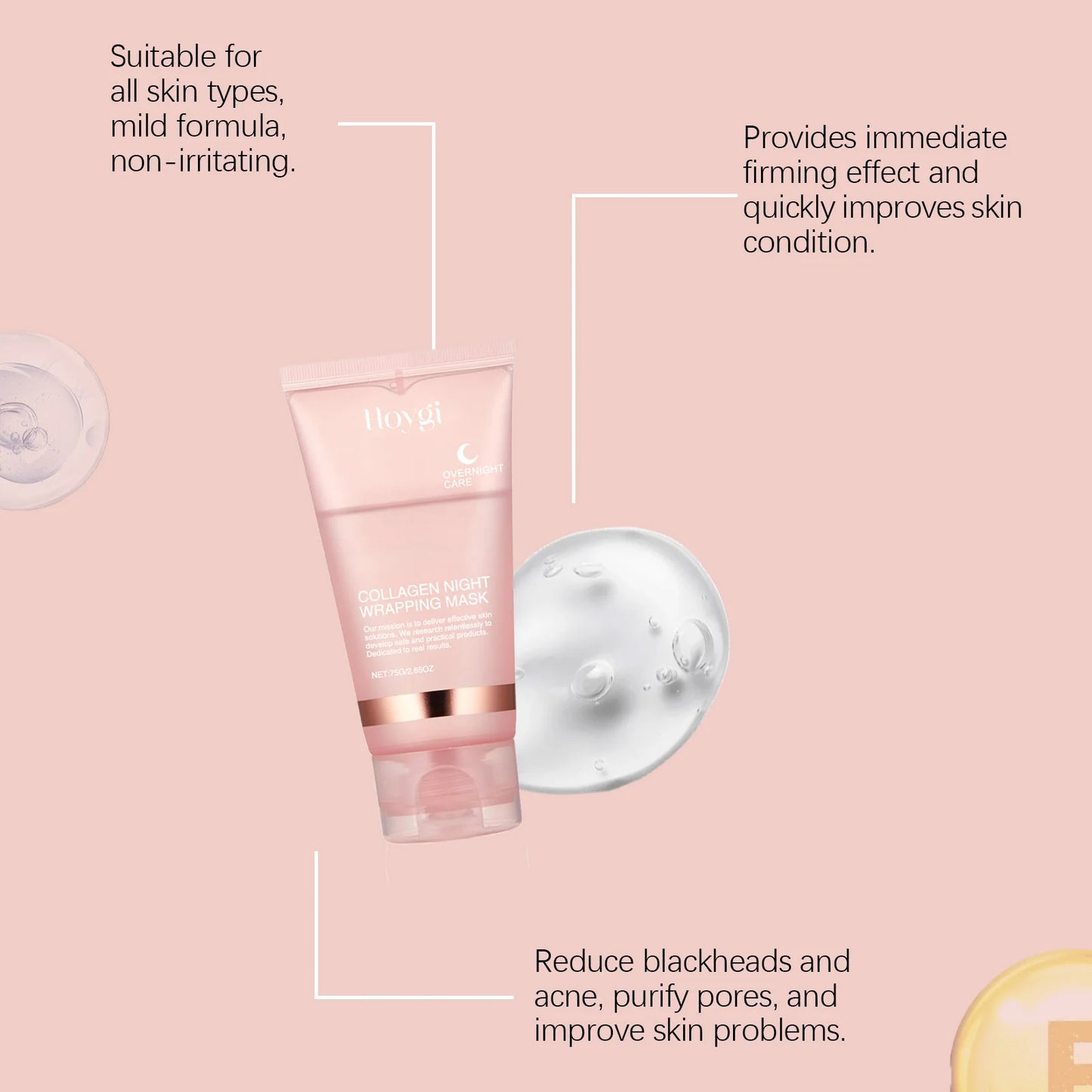 Collagen for a full and lines _free face