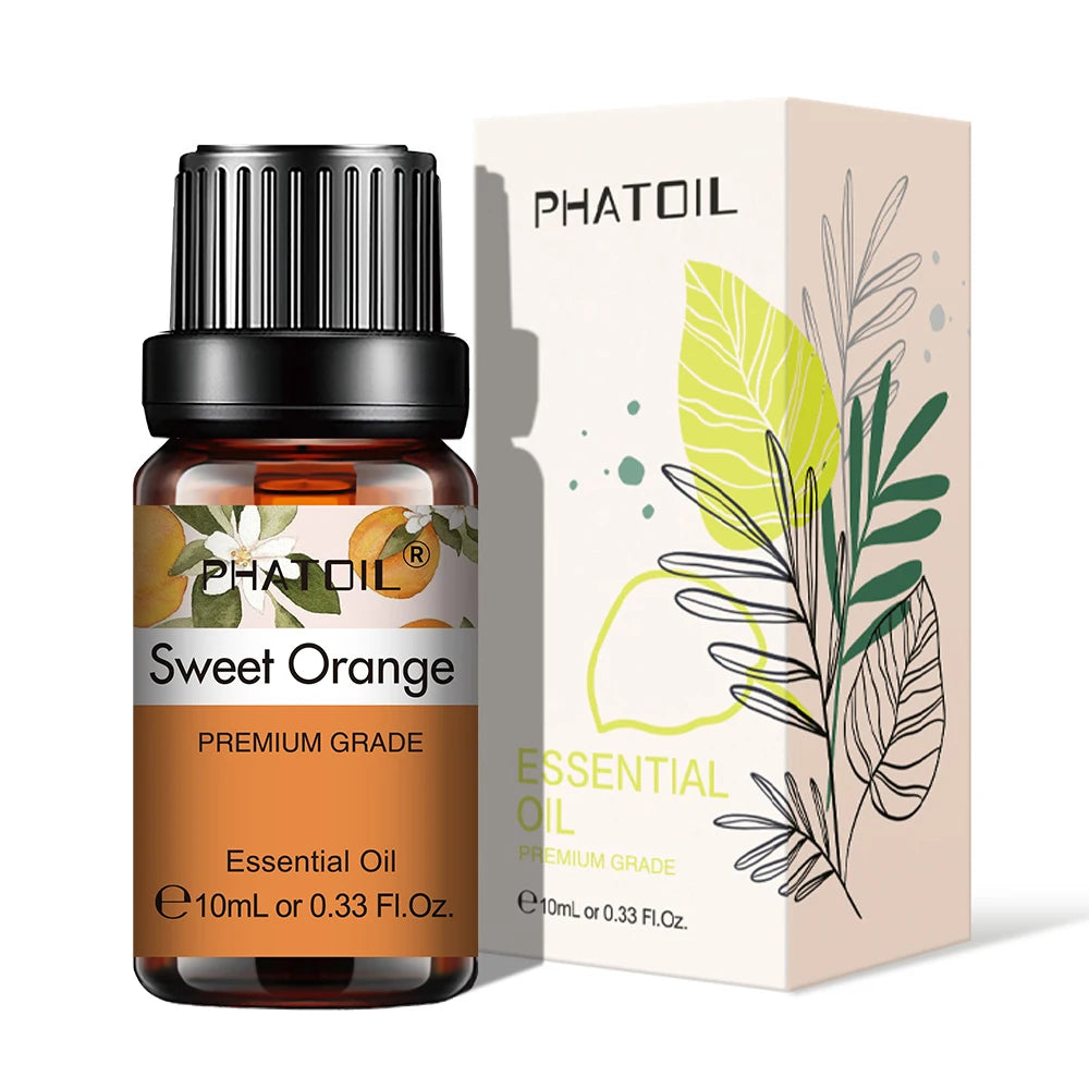 More beautiful( Natural Plant Essential Oil 10ml Eucalyptus Lavender Bergamot Vanilla Peppermint 1PCS Aroma Essential Oils For Diffuser)