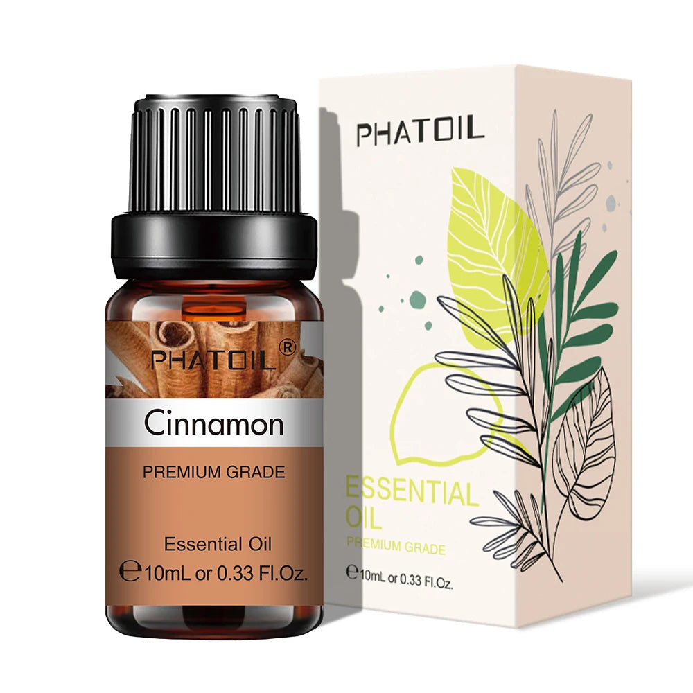More beautiful( Natural Plant Essential Oil 10ml Eucalyptus Lavender Bergamot Vanilla Peppermint 1PCS Aroma Essential Oils For Diffuser)