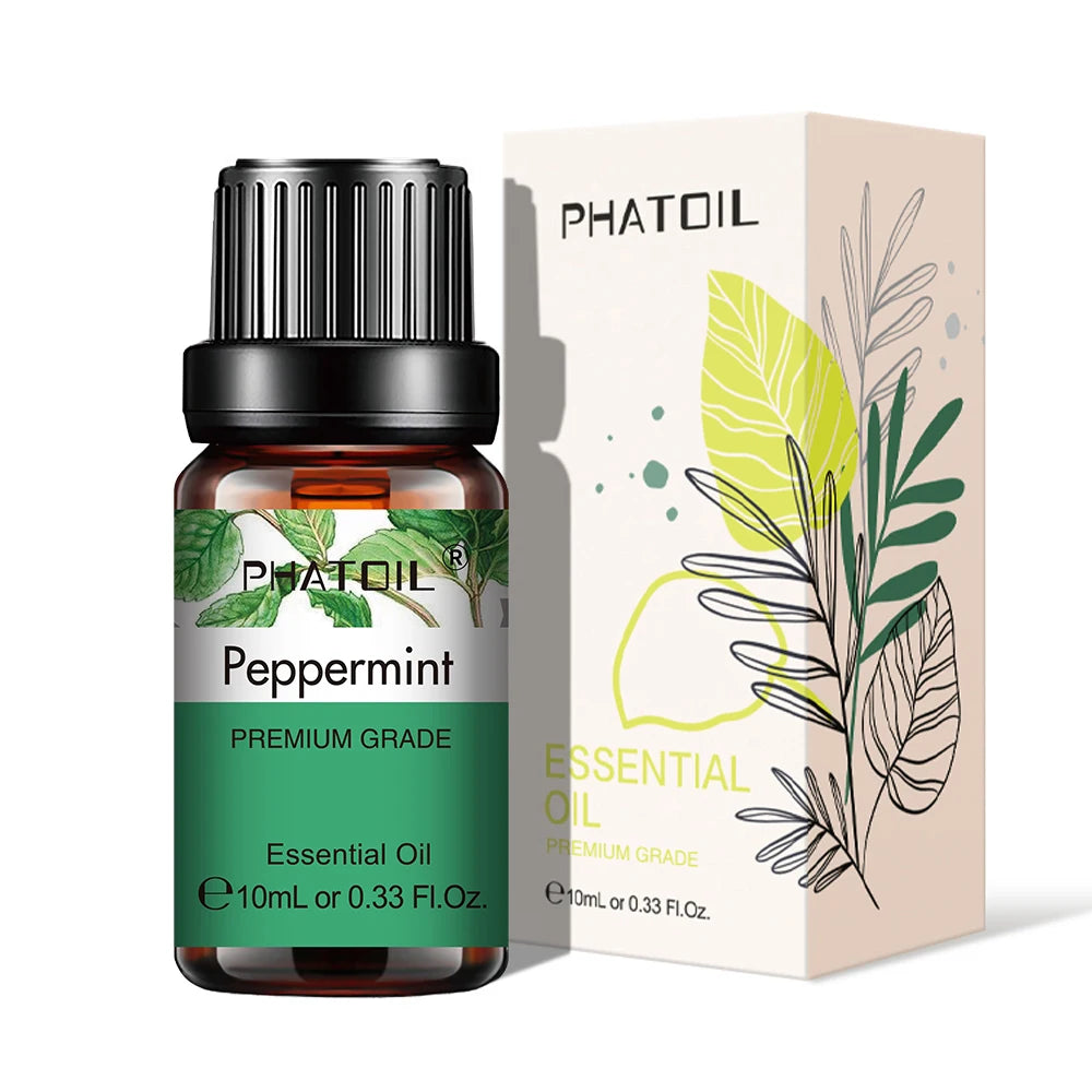 More beautiful( Natural Plant Essential Oil 10ml Eucalyptus Lavender Bergamot Vanilla Peppermint 1PCS Aroma Essential Oils For Diffuser)