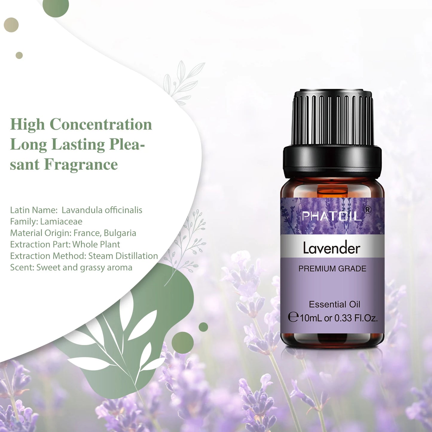 More beautiful( Natural Plant Essential Oil 10ml Eucalyptus Lavender Bergamot Vanilla Peppermint 1PCS Aroma Essential Oils For Diffuser)