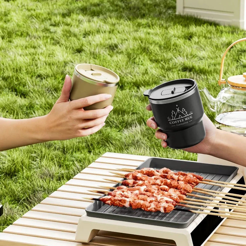 400ML 304 Stainless Steel Thermal Cup Double Layer Insulated Water Cup