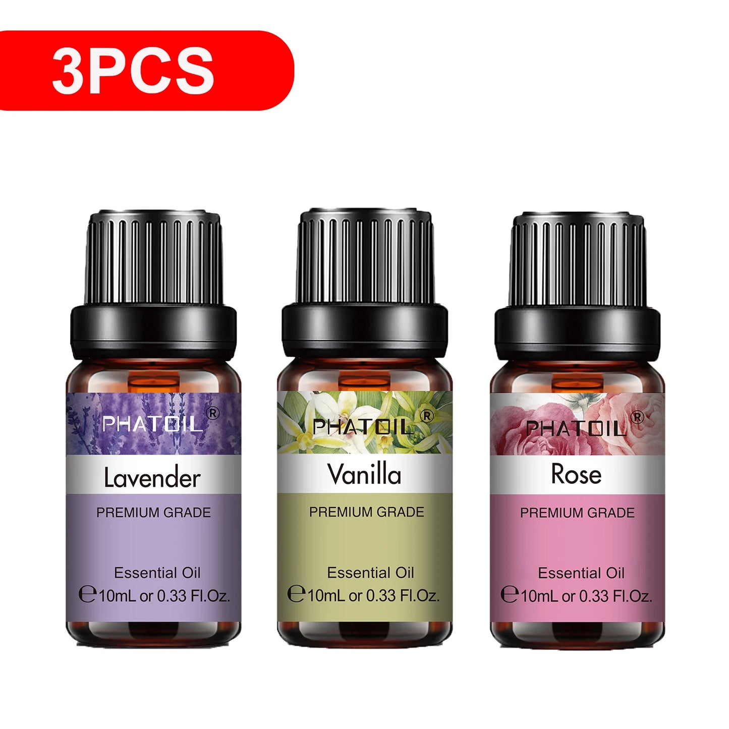 More beautiful( Natural Plant Essential Oil 10ml Eucalyptus Lavender Bergamot Vanilla Peppermint 1PCS Aroma Essential Oils For Diffuser)