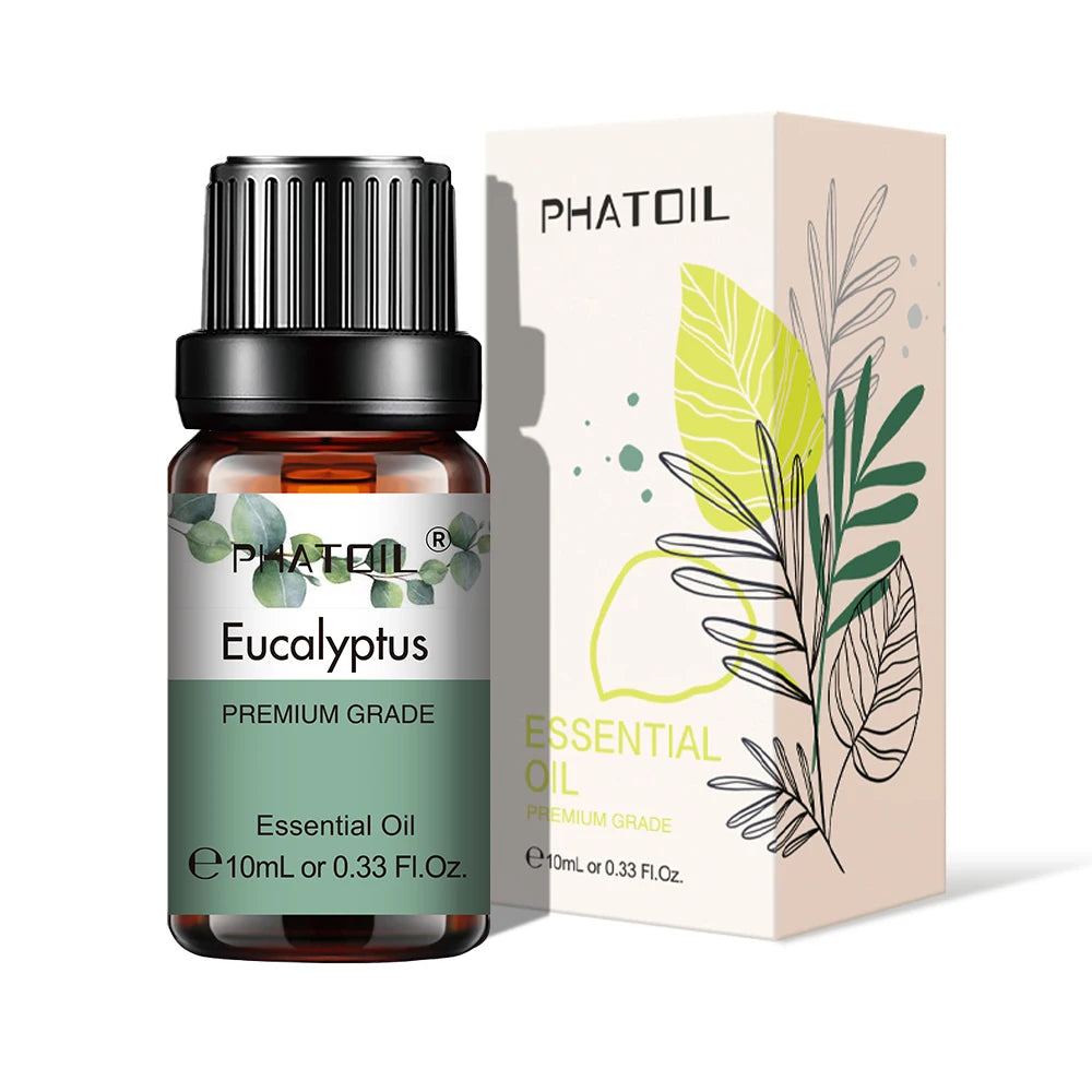 More beautiful( Natural Plant Essential Oil 10ml Eucalyptus Lavender Bergamot Vanilla Peppermint 1PCS Aroma Essential Oils For Diffuser)