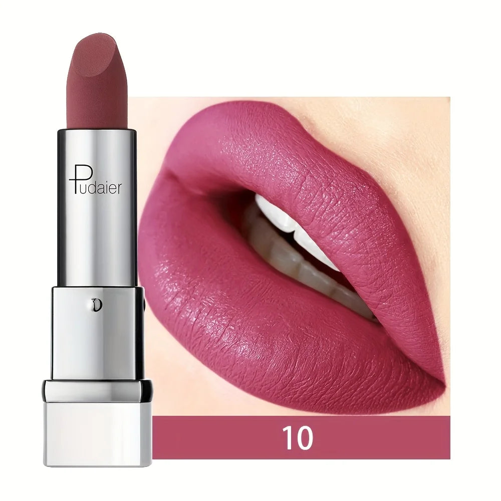 Velvet Matte Lip Gloss - Waterproof, Moisturizing, Long-Lasting Red Lip Tint Makeup, Advanced Matte Finish for All Skin Types