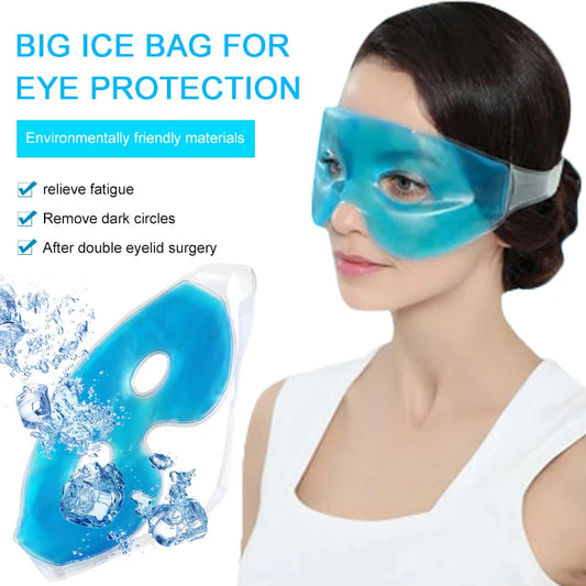 Snowy (Cooling Ice Eye Mask Fatigue Relief Remove Dark Circles Cold Eye)