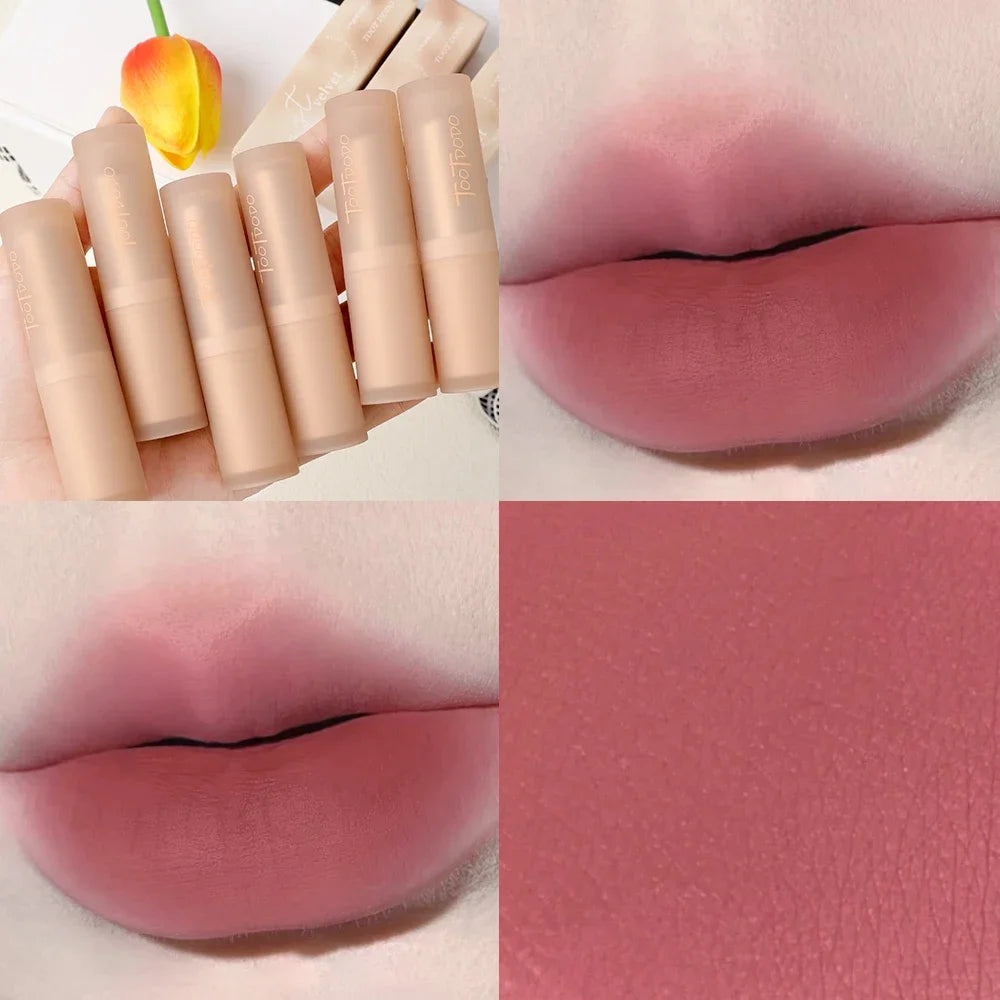 Matte Misty Lipstick 6 Colors Waterproof Non Sticky