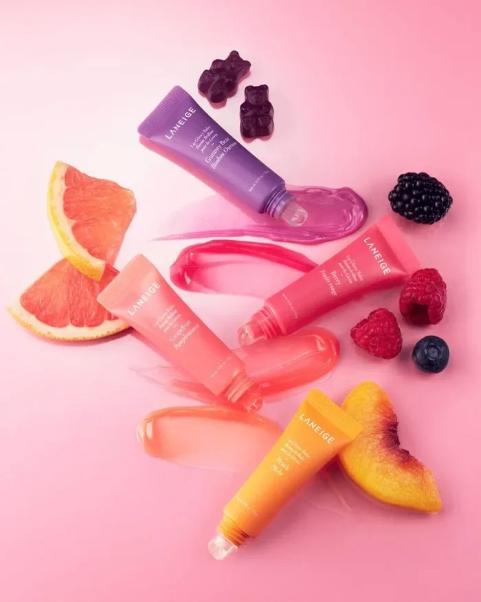 Fruit Lip Glowy Balm Lightweight Hydration Lip Treatment Healing Moisturizing All-natural Lips Mask Lip Power Lips Care Repair