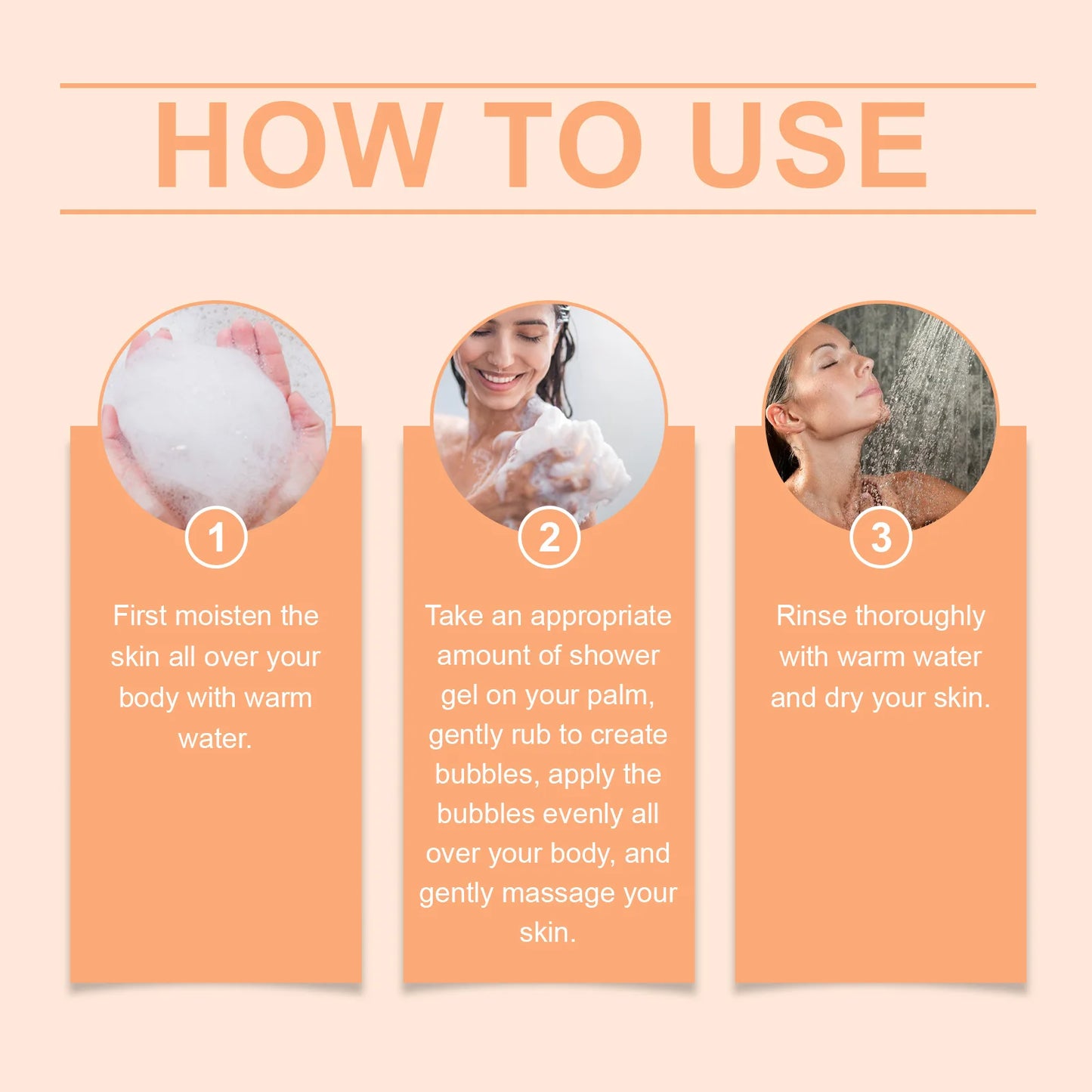 OCEAURA Body Nourishing Shower Gel Reducing Dirt Improving Roughness Relieve Dryness Moisturizing Epidermis Body Care Shower Gel