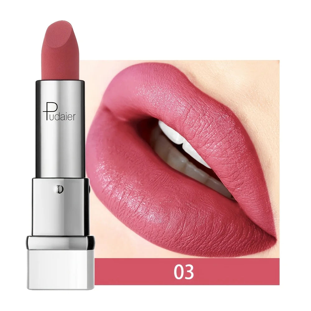 Velvet Matte Lip Gloss - Waterproof, Moisturizing, Long-Lasting Red Lip Tint Makeup, Advanced Matte Finish for All Skin Types