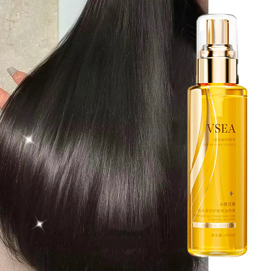 Lightweight Hair Oil Mist Serum, Botanical Extracts Hair Treatment for Split Ends,Frizz & Flyaways,Nourishing Repair,Gloss Shine
