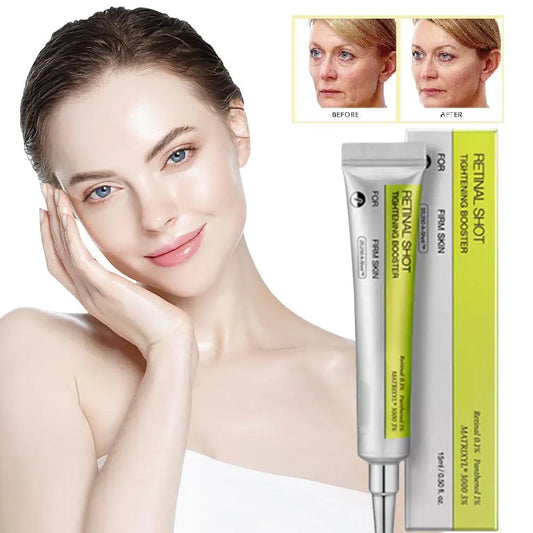 Retinol Shot Eye Essence Serum Long Lasting Moisturizing Dark Circles Wrinkles Smoothing Gentle Non Irritating Eye Skin Care
