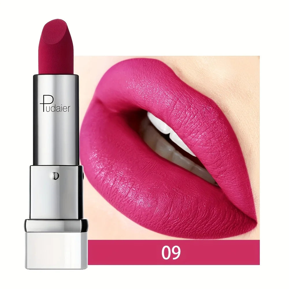 Velvet Matte Lip Gloss - Waterproof, Moisturizing, Long-Lasting Red Lip Tint Makeup, Advanced Matte Finish for All Skin Types