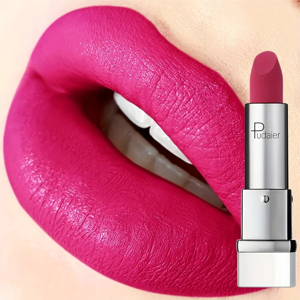 Velvet Matte Lip Gloss - Waterproof, Moisturizing, Long-Lasting Red Lip Tint Makeup, Advanced Matte Finish for All Skin Types