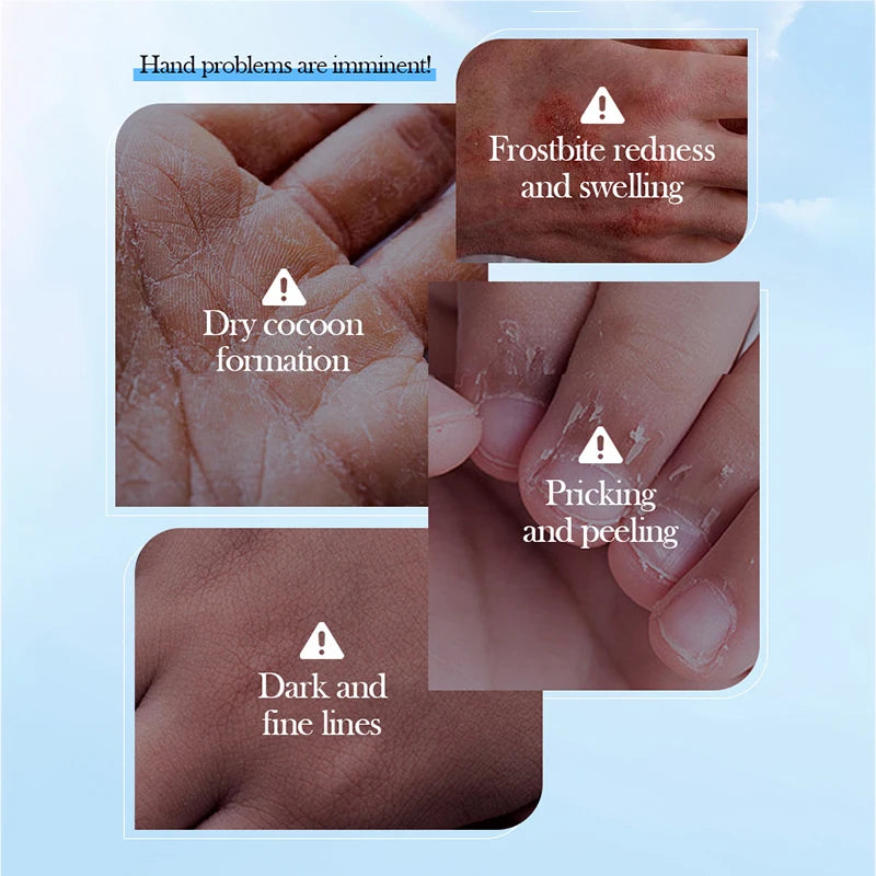 Coconut Moisturizing Hand Mask Whitening Nourishing Anti-aging Hydrating Hand Gloves for Hands Skin Care Products