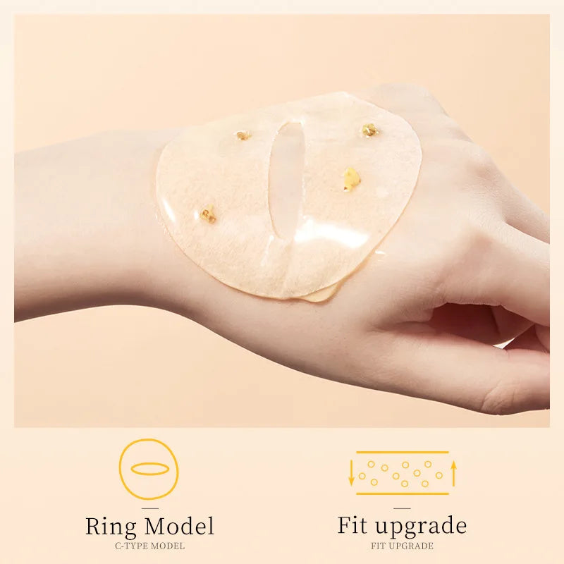 80 Osmanthus Eye Masks, Containing Osmanthus Extract, Hydrate and Moisturize, Nourish the Eyes, and Improve the Skin Around the Eyes Suitable for Daily Eye Care,