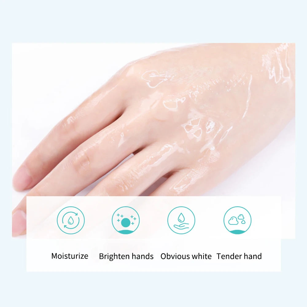 5 Pairs Goat Milk Hand Mask skincare Nourishing Moisturizing Whitening Exfoliating Remove Dead Skin Hands Skin Care Products