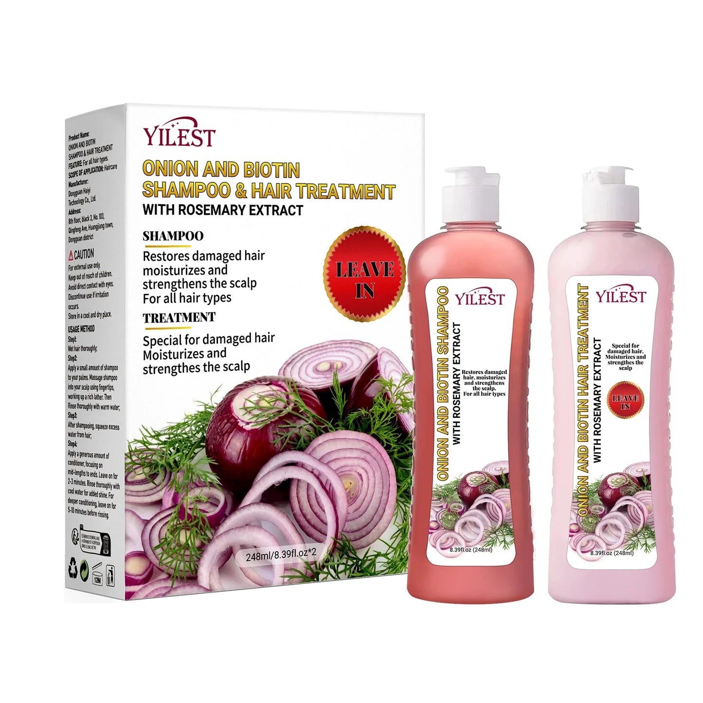All-in-One Hair Strengthening Shampoo - Rosemary Onion Formula to Combat Hair Loss, Stimulate Growth & Improve Scalp Health.