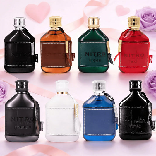 Dumont Nitro Men's Perfume 3.4oz / 100ml - Long-Lasting Fresh Citrus, Fruity Woody Floral Scent with Masculine Fragrance