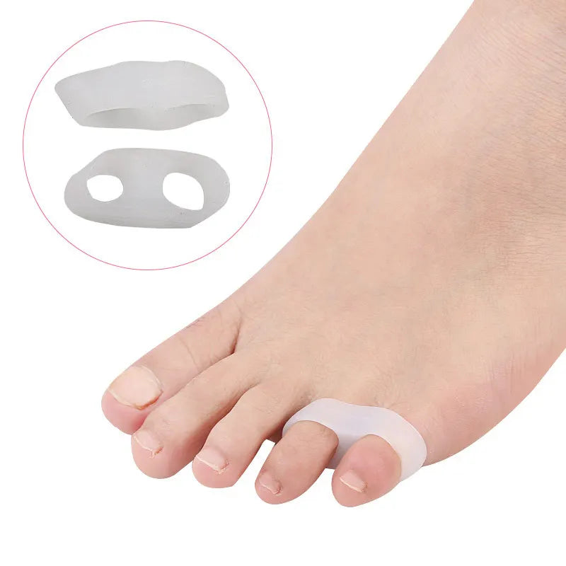 2Pcs Silicone Gel Thumb Corrector Bunion Foot Toe Hallux Valgus Protector Separator Finger Straightener Adjuster Foot Care Tool