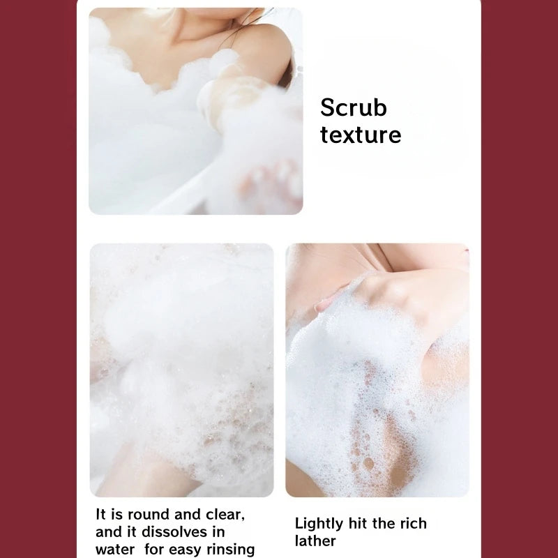 300ml Red Cherry Skin Exfoliating Shower Gel,  fruity scent cleanses the skin and moisturizes the skin