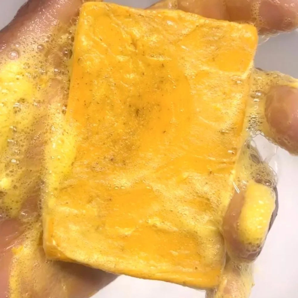 Curcumin soap