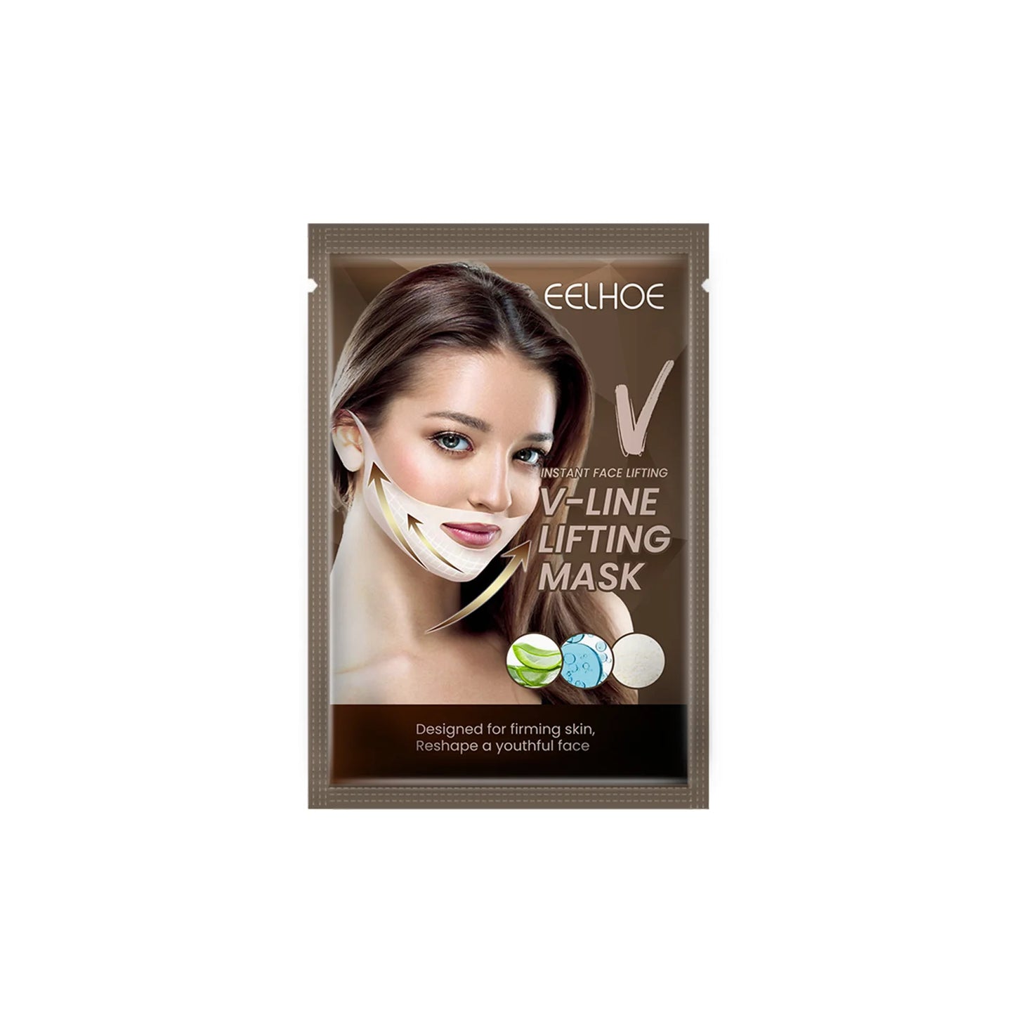 V Shape Face Mask Tighten Skin Firming Moisturizing Facial Lifting Anti Wrinkle Against Aging Remove Double Chin Mask 5pc