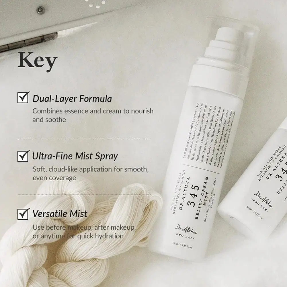 Original Dr.Althea 147 Barrier 345 Relief Cream Antioxidant Whitening Cream Moisturizing Intensive Repair Original Essence Mist