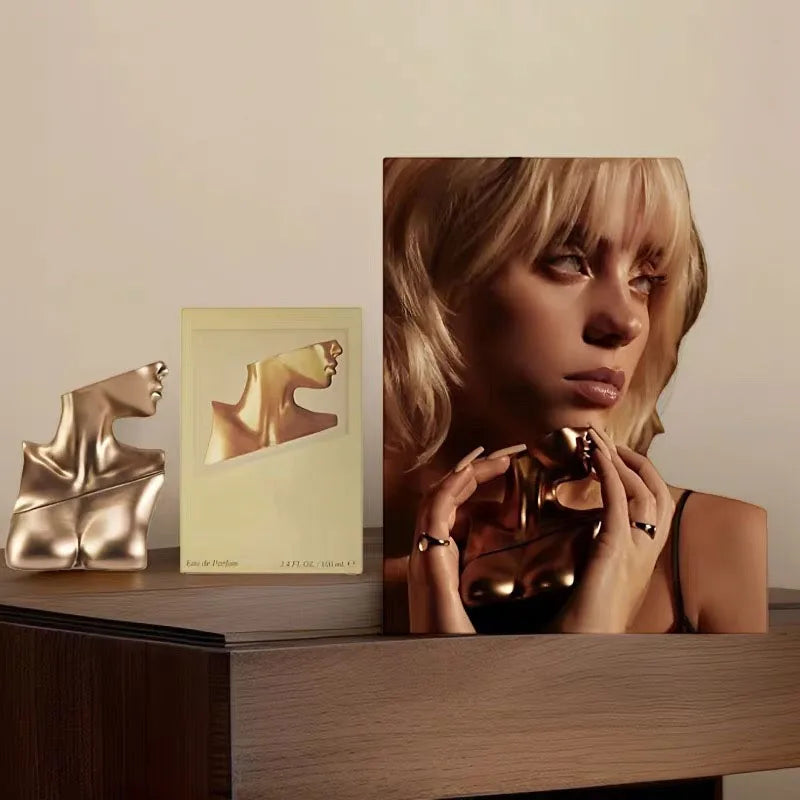 Billie  Eau de Parfum, Unique Metallic Bottle, Distinctive Scent, Women's Fragrances，3.4oz，Holiday gifts ﻿