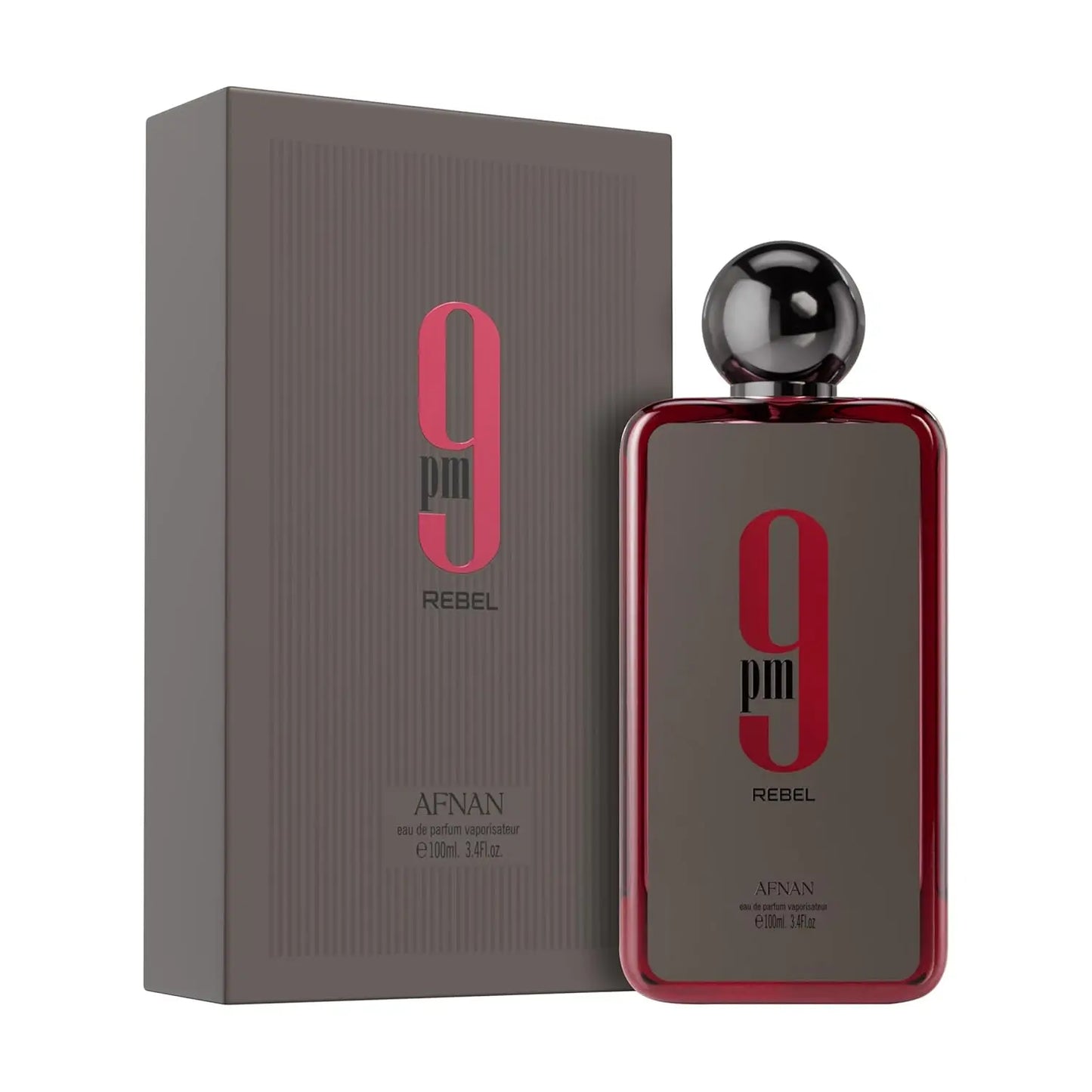 Afnan 9 PM Rebel Unisex Eau De Parfum 3.4 Fl. Oz. - Fragrance for Men And Women