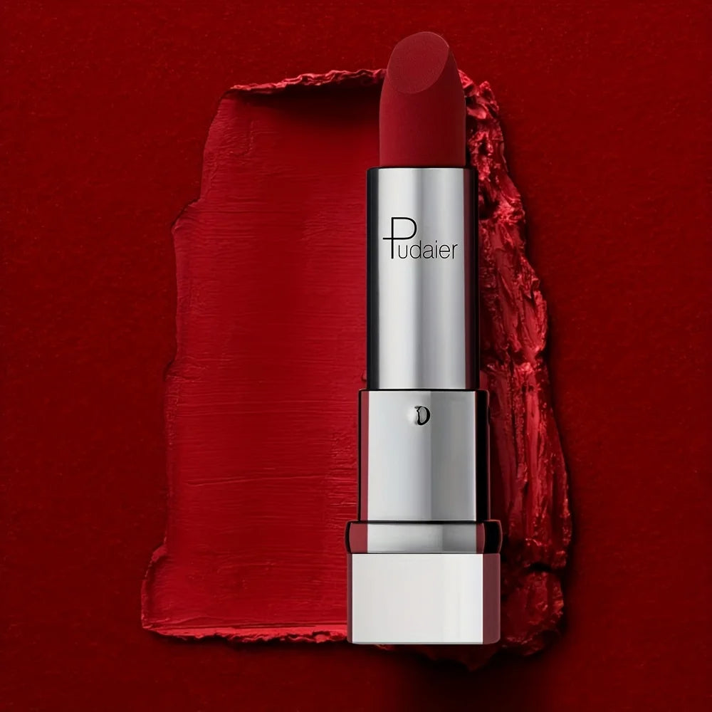 Velvet Matte Lip Gloss - Waterproof, Moisturizing, Long-Lasting Red Lip Tint Makeup, Advanced Matte Finish for All Skin Types