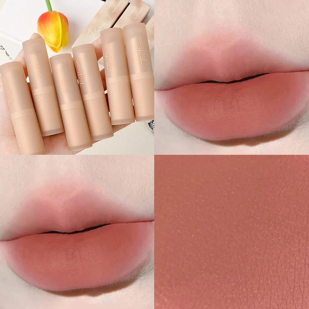 Matte Misty Lipstick 6 Colors Waterproof Non Sticky