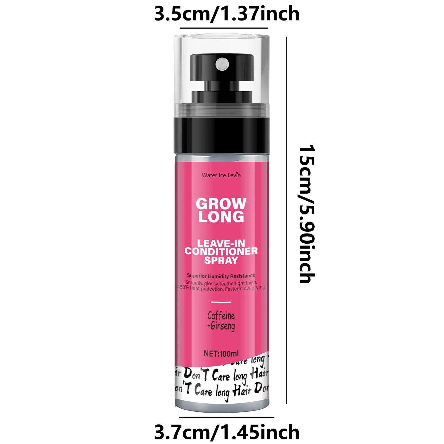 No-Wash Conditioner Spray - Moisturizing, Oil-Controlling, No-Wash Dry Hair Care, Suitable for All Hair Types, Hair Care Essentials for Men and Women