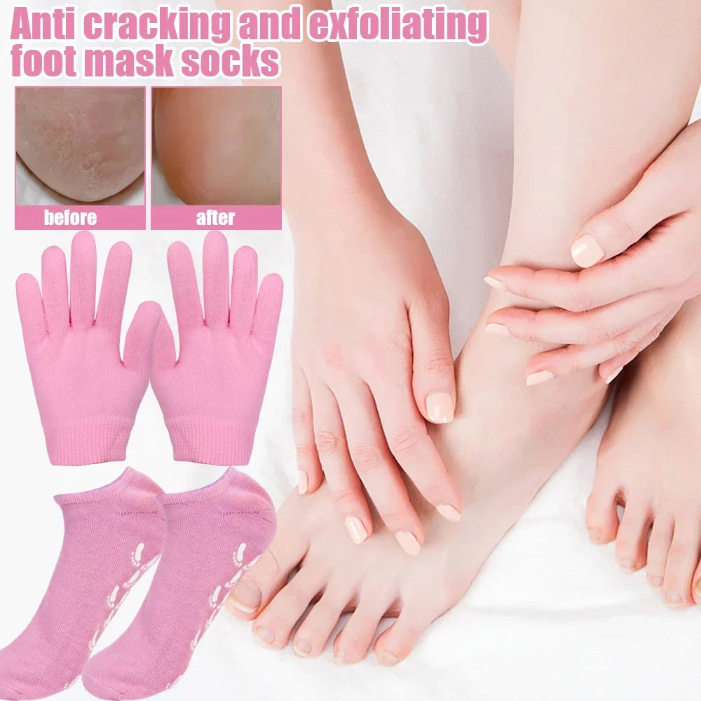 JAYREP SILICONE MOISTURIZING FOOT SOCKS