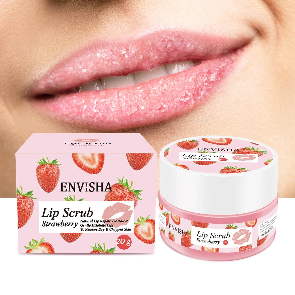 ENVISHA Beauty Health Exfoliating Lip Mask Skin Care Sleep Hydrated Maintenance Lip Scrub Cream Anti Drying Nourish Protect